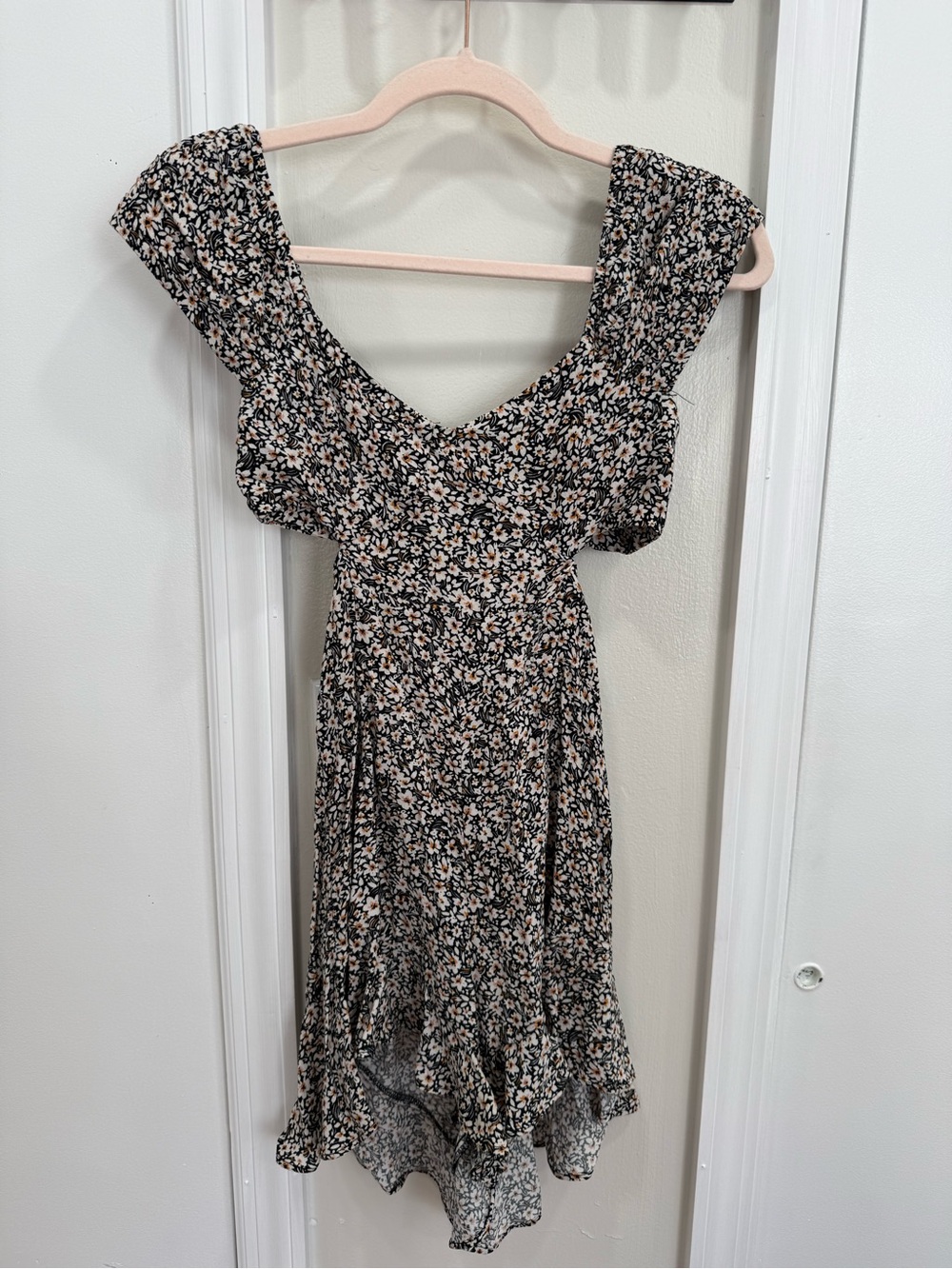 Ruby & Jenna Floral Open Side Romper